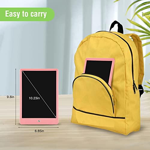 LCD Writing Tablet Doodle Board, PINKCAT 10inch Colorful Drawing Tablet Writing Pad, Electronic Toddler Tablet Drawing Pad for Kids, Educational Toys Gift for 3 4 5 6 7 Years Old Girls Boys - (Pink) by tonew
