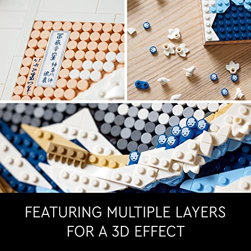 LEGO Art Hokusai â The Great Wave 31208 Building Set for Adults (1,810 Pieces) by LEGO