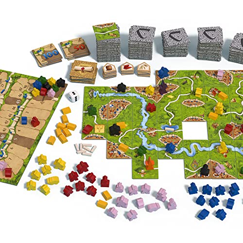 Carcassonne Board Game Big Box (BASE GAME & 11 EXPANSIONS) | Family Board Game | Board Game for Adults and Family | Medieval Strategy Board Game | Ages 7 and up | 2-6 Players | Made by Z-Man Games by Fantasy Flight Publishing