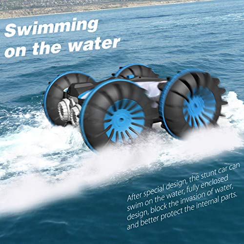FREE TO FLY Remote Control Car Boat Truck 4WD 6CH 2.4Ghz Land Water 2 in 1 RC Toy Car Multifunction Waterproof Stunt 1: 16 Remote Vehicle with Rotate 360 Electric Car Toy from Wind Toys & Hobby Co., Limited