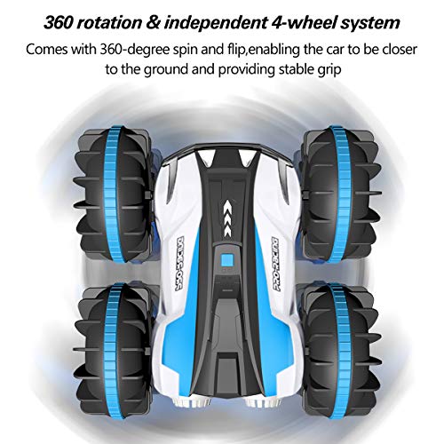 FREE TO FLY Remote Control Car Boat Truck 4WD 6CH 2.4Ghz Land Water 2 in 1 RC Toy Car Multifunction Waterproof Stunt 1: 16 Remote Vehicle with Rotate 360 Electric Car Toy from Wind Toys & Hobby Co., Limited