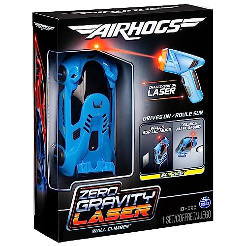 Air Hogs, Zero Gravity Laser, Laser-Guided Real Wall Climbing Race Car, Blue by Spin Master