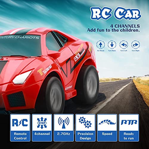 Toys for 3-5 Year Old Boys,Mini Remote Control Car,Toddler Toys Age 3-4,RC Car for Kids,Car Toys for Boys 3-5 Year Old,Gifts for 3 4 5 Year Old Boys Girls Birthday,Red from EHO