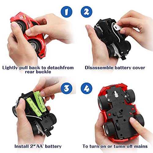 Toys for 3-5 Year Old Boys,Mini Remote Control Car,Toddler Toys Age 3-4,RC Car for Kids,Car Toys for Boys 3-5 Year Old,Gifts for 3 4 5 Year Old Boys Girls Birthday,Red from EHO