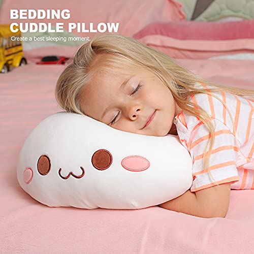Cute Kitten Plush Toy Stuffed Animal Pet Kitty Soft Anime Cat Plush Pillow for Kids (White A, 20") from Onsoyours
