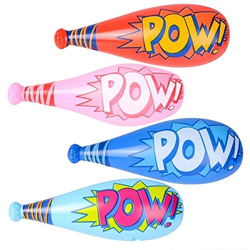 Rhode Island Novelty 20 Inch POW Bat Inflates, Pack of 12 from Rhode Island Novelties