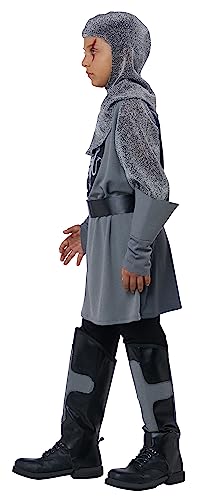 Kid's Valiant Knight Costume Large (Sizes 10-12) Gray from California Costume