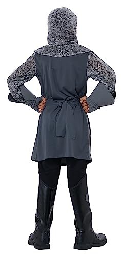 Kid's Valiant Knight Costume Large (Sizes 10-12) Gray from California Costume