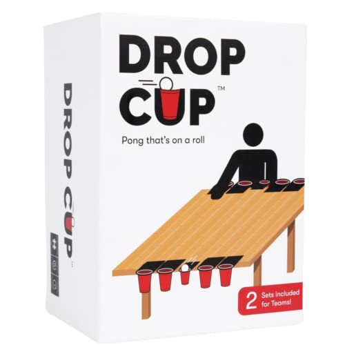 Drop Cup - Pong That's On A Roll - Family Friendly Party Game - Adult Party Game from Thrilly