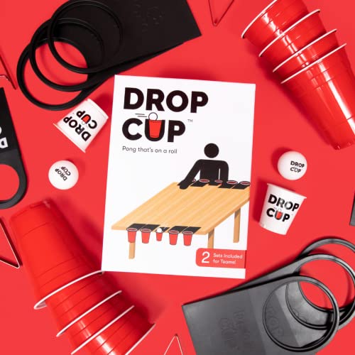 Drop Cup - Pong That's On A Roll - Family Friendly Party Game - Adult Party Game from Thrilly