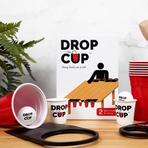 Drop Cup - Pong That's On A Roll - Family Friendly Party Game - Adult Party Game from Thrilly
