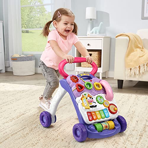 VTech Sit-to-Stand Learning Walker (Frustration Free Packaging), Lavender (Amazon Exclusive) from VTech