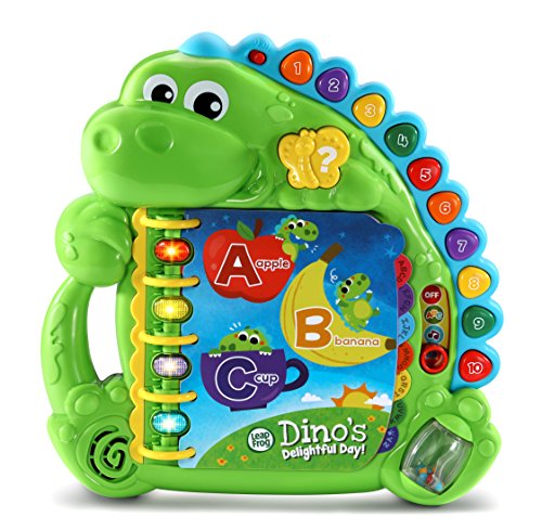 LeapFrog Dino's Delightful Day Alphabet Book, Green by V Tech