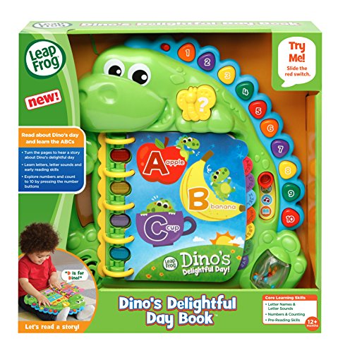 LeapFrog Dino's Delightful Day Alphabet Book, Green by V Tech