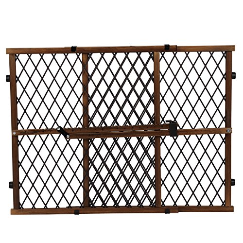 Position & Lock Baby Gate, Pressure-Mounted, Farmhouse Collection from Evenflo
