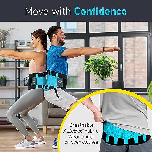 Clever Yellow Back Belt Support for Women and Men - Therapeutic Lower Back Support - The Only Certified Medical-Grade Lumbar Back Brace for Lower Back Pain Relief and Injury Prevention - XL from Clever Yellow