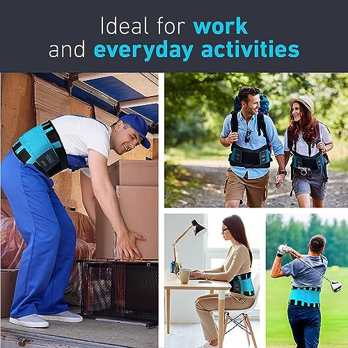 Clever Yellow Back Belt Support for Women and Men - Therapeutic Lower Back Support - The Only Certified Medical-Grade Lumbar Back Brace for Lower Back Pain Relief and Injury Prevention - XL from Clever Yellow