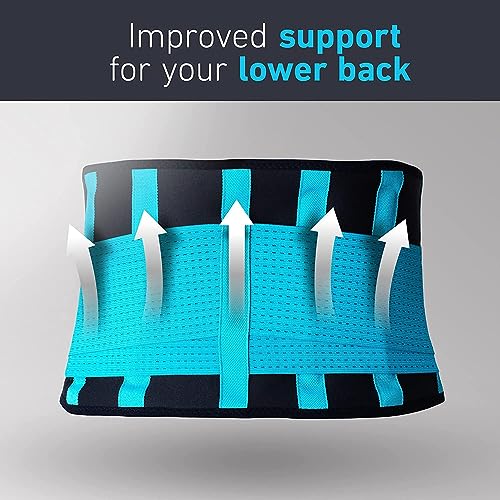 Clever Yellow Back Belt Support for Women and Men - Therapeutic Lower Back Support - The Only Certified Medical-Grade Lumbar Back Brace for Lower Back Pain Relief and Injury Prevention - XL from Clever Yellow