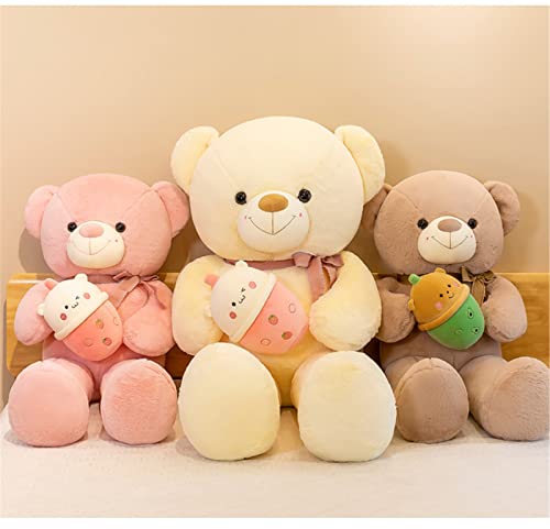 BechUbre 3.3 FT Cuddly Stuffed Animals Plush Beige Teddy Bear from BechUbre