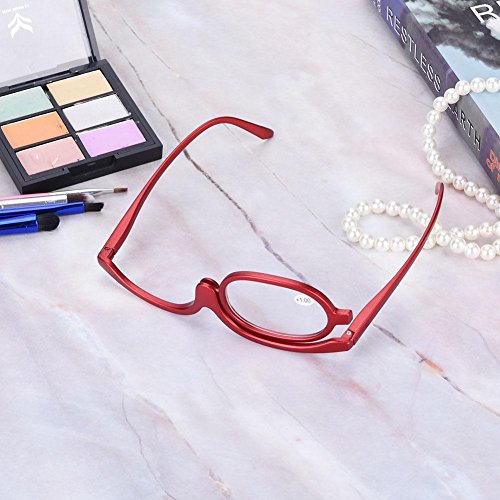 Single Lens Rotating Single Lens Makeup Glasses 3 Colors Multiple Mobility & Daily Living Aids Women Makeup Tool Degree Magnify by Burappoi