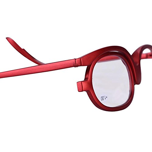 Single Lens Rotating Single Lens Makeup Glasses 3 Colors Multiple Mobility & Daily Living Aids Women Makeup Tool Degree Magnify by Burappoi