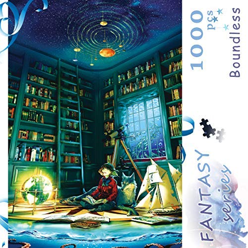 Ingooood- Jigsaw Puzzles 1000 Pieces for Adult- Fantasy Series- Boundless_IG-0407 Entertainment Wooden Puzzles Toys from Ingooood