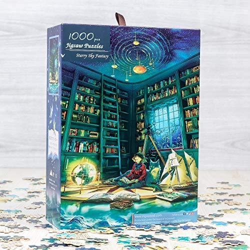 Ingooood- Jigsaw Puzzles 1000 Pieces for Adult- Fantasy Series- Boundless_IG-0407 Entertainment Wooden Puzzles Toys from Ingooood
