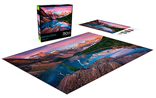 Buffalo Games - Mountains on Fire - 750 Piece Jigsaw Puzzle Orange, Green, Black, Blue, 24"L X 18"W from Buffalo Games