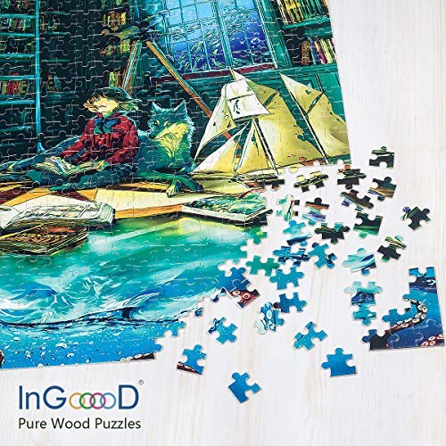 Ingooood- Jigsaw Puzzles 1000 Pieces for Adult- Fantasy Series- Boundless_IG-0407 Entertainment Wooden Puzzles Toys from Ingooood