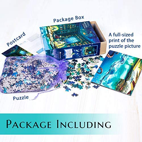 Ingooood- Jigsaw Puzzles 1000 Pieces for Adult- Fantasy Series- Boundless_IG-0407 Entertainment Wooden Puzzles Toys from Ingooood