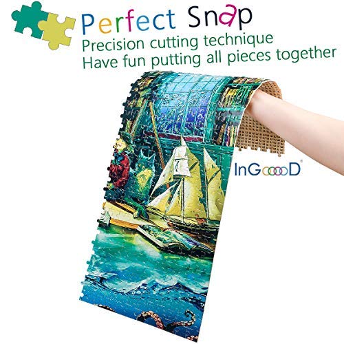 Ingooood- Jigsaw Puzzles 1000 Pieces for Adult- Fantasy Series- Boundless_IG-0407 Entertainment Wooden Puzzles Toys from Ingooood