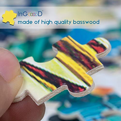 Ingooood- Jigsaw Puzzles 1000 Pieces for Adult- Fantasy Series- Boundless_IG-0407 Entertainment Wooden Puzzles Toys from Ingooood