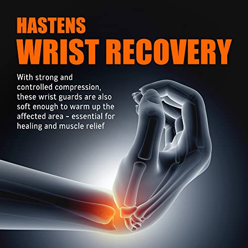 NeoAlly Wrist and Forearm Compression Sleeve, Support Brace for Carpal Tunnel, Arthritis, Tendonitis, Bursitis and Wrist Sprain, Small, 2-Pack from NeoAlly