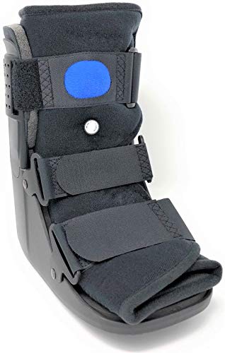 Superior Braces (Size Small) Low Top, Low Profile Air Pump CAM Medical Orthopedic Walker Boot for Ankle and Foot Injuries, Black, Men's Shoe Size 4 1/2-7, Female Shoe Size 6-8 from SB Superior Braces