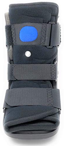 Superior Braces (Size Small) Low Top, Low Profile Air Pump CAM Medical Orthopedic Walker Boot for Ankle and Foot Injuries, Black, Men's Shoe Size 4 1/2-7, Female Shoe Size 6-8 from SB Superior Braces