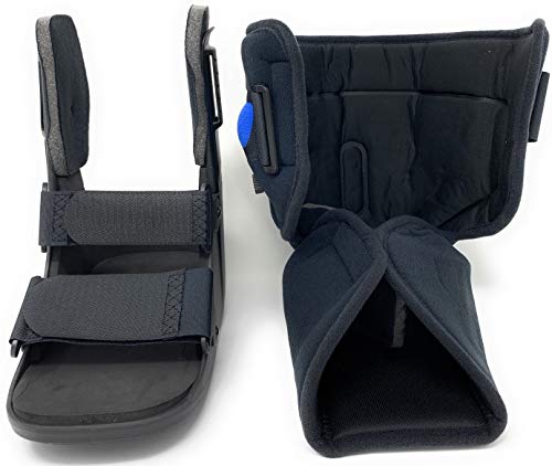 Superior Braces (Size Small) Low Top, Low Profile Air Pump CAM Medical Orthopedic Walker Boot for Ankle and Foot Injuries, Black, Men's Shoe Size 4 1/2-7, Female Shoe Size 6-8 from SB Superior Braces