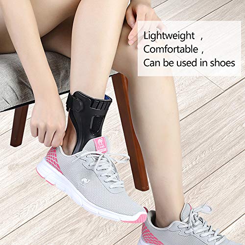 Drop Foot Brace Orthosis AFO AFOs Ankle Brace Support With Comfortable Inflatable Airbag for Hemiplegia Stroke Shoes Walking (Right foot, Medium) from OBER