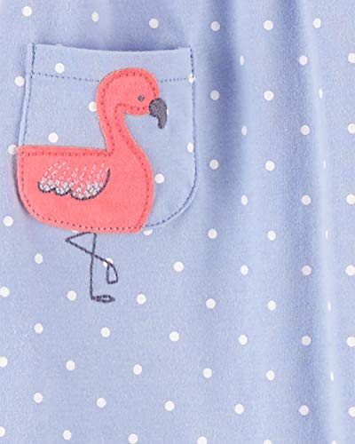 Simple Joys by Carter's Baby Girls' Romper, Sunsuit and Dress, Pack of 3, Animal/Flowers/Flamingo, 6-9 Months from Carter's Simple Joys - Private Label