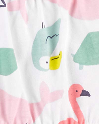 Simple Joys by Carter's Baby Girls' Romper, Sunsuit and Dress, Pack of 3, Animal/Flowers/Flamingo, 6-9 Months from Carter's Simple Joys - Private Label