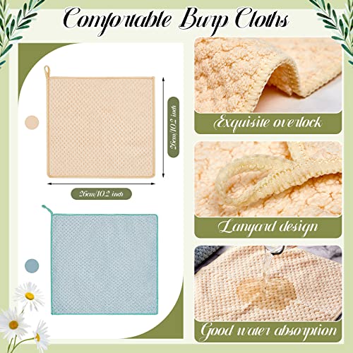 Tatuo Elevate Adjustable Breastfeeding Pillows Nursing Pillows for Mom Multiple Angle Altering Layers Baby Feeding Pillow with 2 Pcs Absorbent Coral Fleece Baby Washcloths for Newborn Infant Toddlers by Tatuo