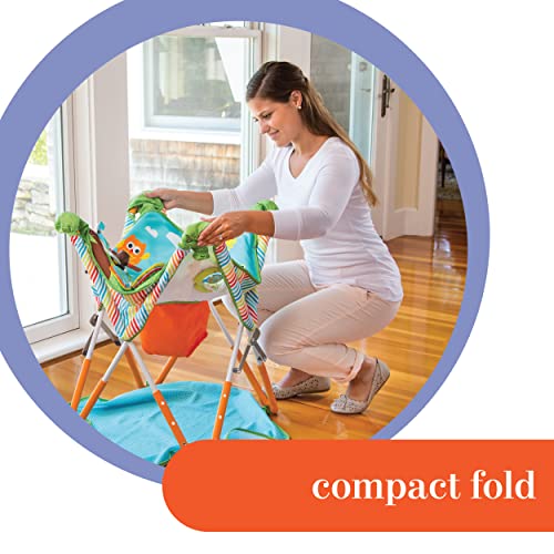 Summer-Pop 'N Jump Portable Baby Activity Center - Lightweight Baby Jumper with Toys and Canopy for Indoor and Outdoor Use by Summer Infant, Inc.