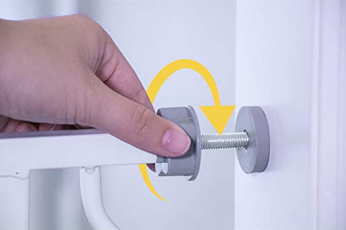 Regalo Easy Open 47-Inch Super Wide Walk Thru Baby Gate, Bonus Kit, Includes 4-Inch and 12-Inch Extension Kit, 4 Pack Pressure Mount Kit and 4 Wall Cups and Mounting Kit , 11 Count (Pack of 1) from Regalo