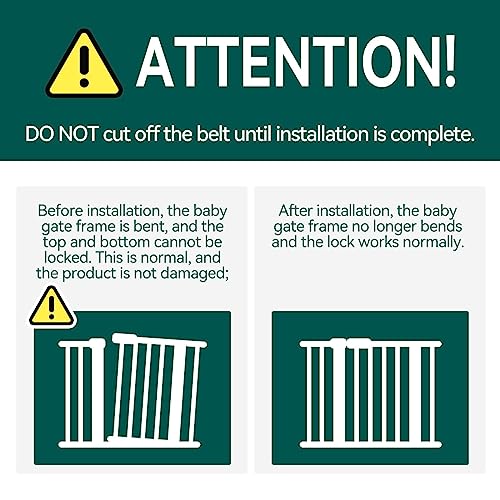 BABELIO 26-40 Inch Easy Install Extra Wide Pressure Mounted Metal Baby Gate, No Drilling, No Tools Required, with Wall Protectors and Extenders (Black) by BABELIO