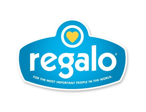 Regalo Easy Open 47-Inch Super Wide Walk Thru Baby Gate, Bonus Kit, Includes 4-Inch and 12-Inch Extension Kit, 4 Pack Pressure Mount Kit and 4 Wall Cups and Mounting Kit , 11 Count (Pack of 1) from Regalo