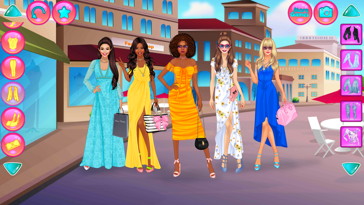 Girl Squad Fashion - BFF Fashionista Dress Up Game by Teenage Fashion Dress Up