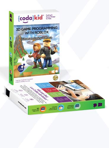 Roblox Coding, Award-Winning, Coding for Kids, Ages 8+ with Online Mentoring Assistance, Learn Computer Programming and Code for Fun Games with Lua and Video Game Programming Software (PC & Mac) from CodaKid