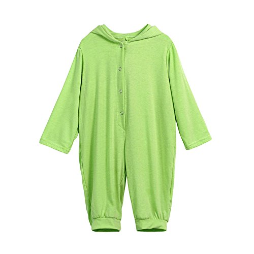 Newborn Baby Boy Girl Cute Dinosaur Hooded Romper Jumpsuit Clothes (3M, Green) by Napoo-baby outfits