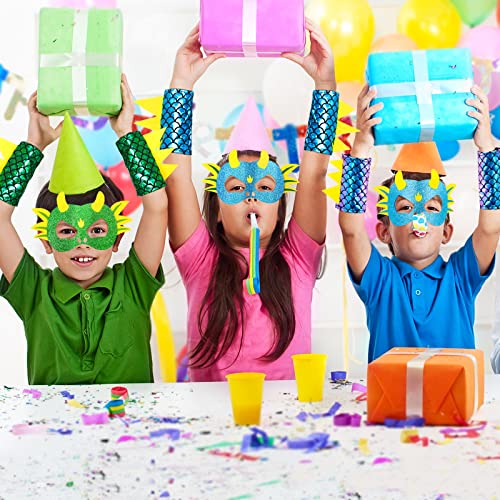 IROLEHOME Dinosaur-Costume-Dragon-Wings for Kids Boys-Girls Dress-Up Hooded-Cape and Mask Gloves as Dino Toys Party Gifts by 