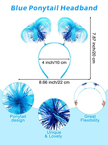 SOMSOC 3 Pieces Tulle Tutu Costume Set Tutus Skirts Feathers Ponytail Headband High Stocking for Girls Cosplay from SOMSOC