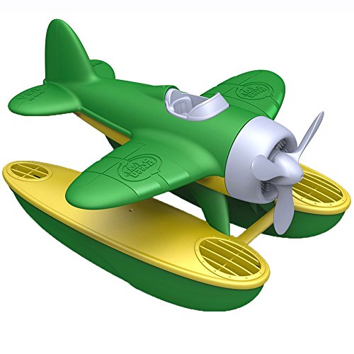 Green Toys Seaplane in Green Color - BPA Free, Phthalate Free Floatplane for Improving Pincers Grip. Toys and Games ,9 x 9.5 x 6 inches by Green Toys